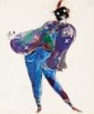 Marc Chagall, Costume design for the ballet The Firebird (L'oiseau de feu) by I. Stravinsky