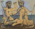 Pablo Picasso, Mythological scene on the seashore