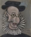 Pablo Picasso, Portrait of Jaume Sabartés (1881-1968) with ruff and hat
