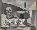 Pablo Picasso, Skull, Sea Urchins and Lamp on a Table