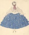 Léon Bakst, Costume design for the ballet Carnaval by R. Schumann