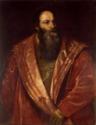 Tizian, Portrait of Pietro Aretino