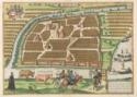 Georg Braun, Map of Moscow of the 16th century (From: Civitates orbis terrarium)