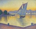 Paul Signac, The Port at sunset, Opus 236 (Saint-Tropez)