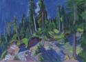 Ernst Ludwig Kirchner, Mountain forest study