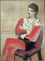 Pablo Picasso, Saltimbanque assis, les bras croisés