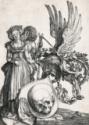 Albrecht Dürer, The coat of arms with the skull