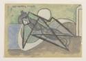 Pablo Picasso, Femme étendue au soleil sur la plage (Woman lying in the Sun on the Beach)
