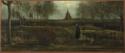 Vincent van Gogh, The Parsonage Garden at Nuenen in Spring, 1884, Oil on paper on wood, 25x57 cm, Groninger Museum voor Stad en Lande