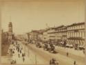 Unbekannter Fotograf, Blick auf Newski-Prospekt in Sankt Petersburg