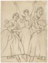 Pablo Picasso, Drei Tänzerinnen: Olga Chochlowa, Lydia Lopokova und Lubov Tchernicheva