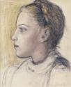 Pablo Picasso, Portrait de Maya de profil