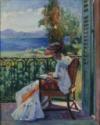 Henri Charles Manguin, Jeanne sur le balcon de la Villa Demière