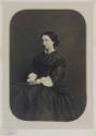 Unbekannter Fotograf, Porträt von Adèle Hugo (1830-1915)