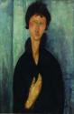 Amedeo Modigliani, Frau mit blauen Augen (Femme aux yeux bleus)