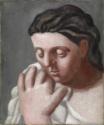 Pablo Picasso, Kopf und Hand einer Frau