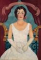 Frida Kahlo, Retrato de una dama en blanco (Porträt einer Dame im Weiss)