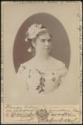 Unbekannter Fotograf, Porträt von Sängerin Jelisaweta Lawrowskaja (1845-1919)