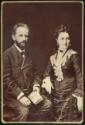 Unbekannter Fotograf, Komponist Pjotr Iljitsch Tschaikowski (1840-1893) mit seiner Frau Antonina Miliukowa