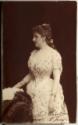 Unbekannter Fotograf, Porträt von Sängerin Maria Pavlovna Benardaki (1855-1913), geb. Leybrock